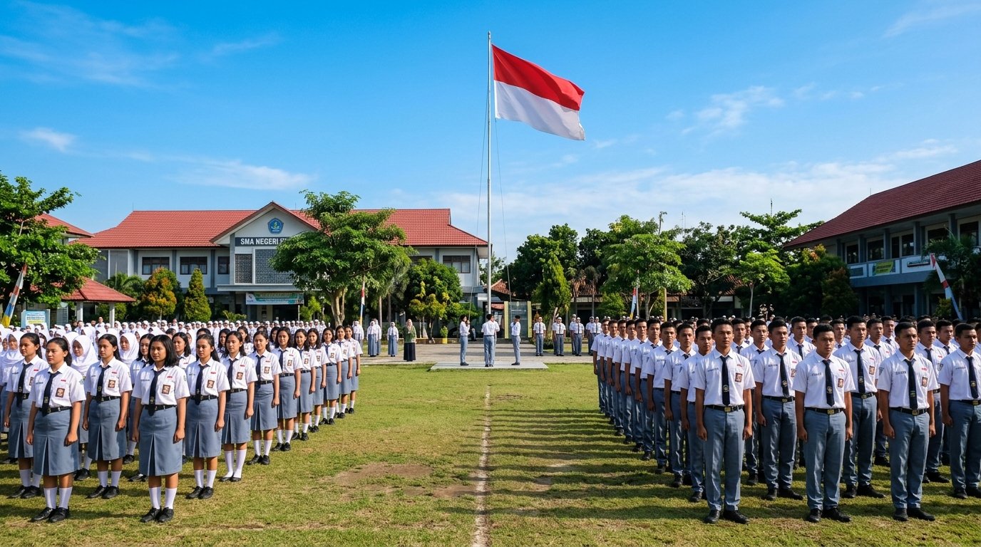 Peringatan Hari Pendidikan Nasional Berlangsung Khidmat dengan Busana Adat Nusantara