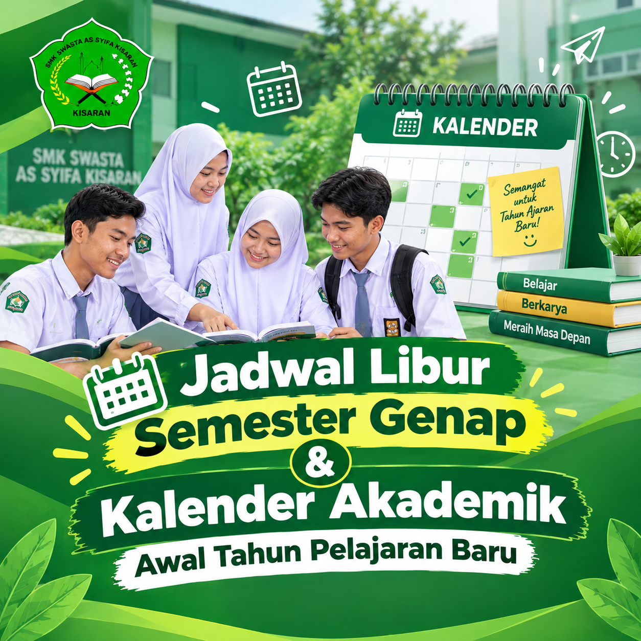 Jadwal Libur Semester Genap & Kalender Akademik Awal Tahun Pelajaran Baru